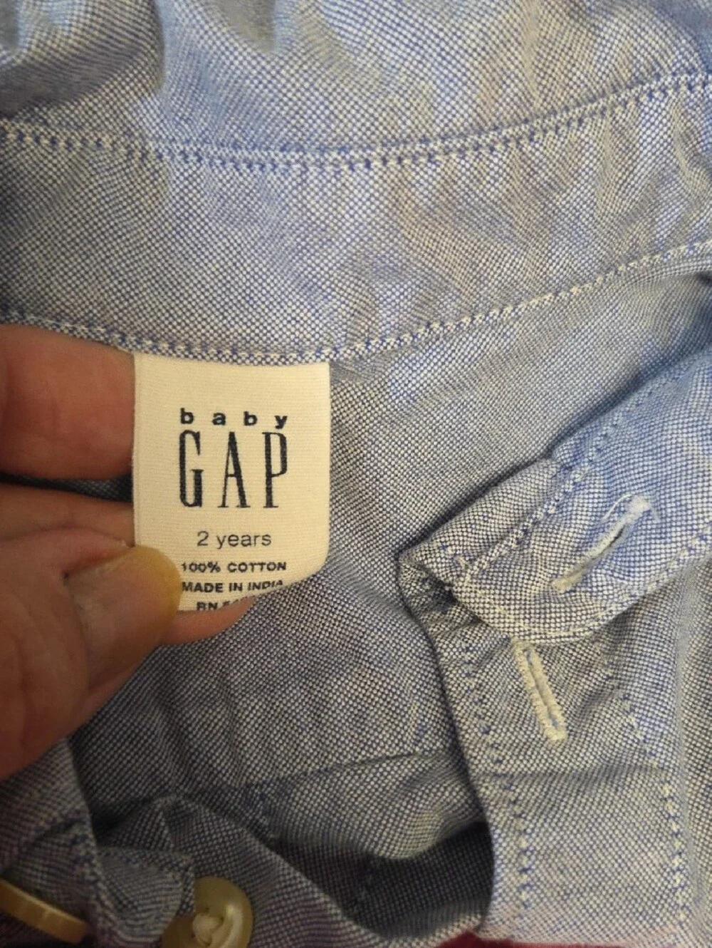 GAP Light Blue Boys' Button-Down Shirt